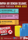 Simpan Air Dengan Selamat, Elakkan Pembiakan Nyamuk Aedes